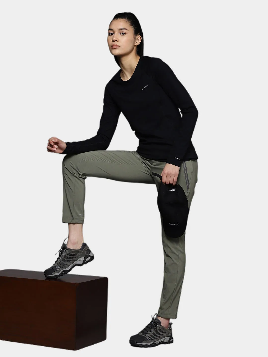 Columbia Women Green Omni-Shield Bryce Canyon II Pant