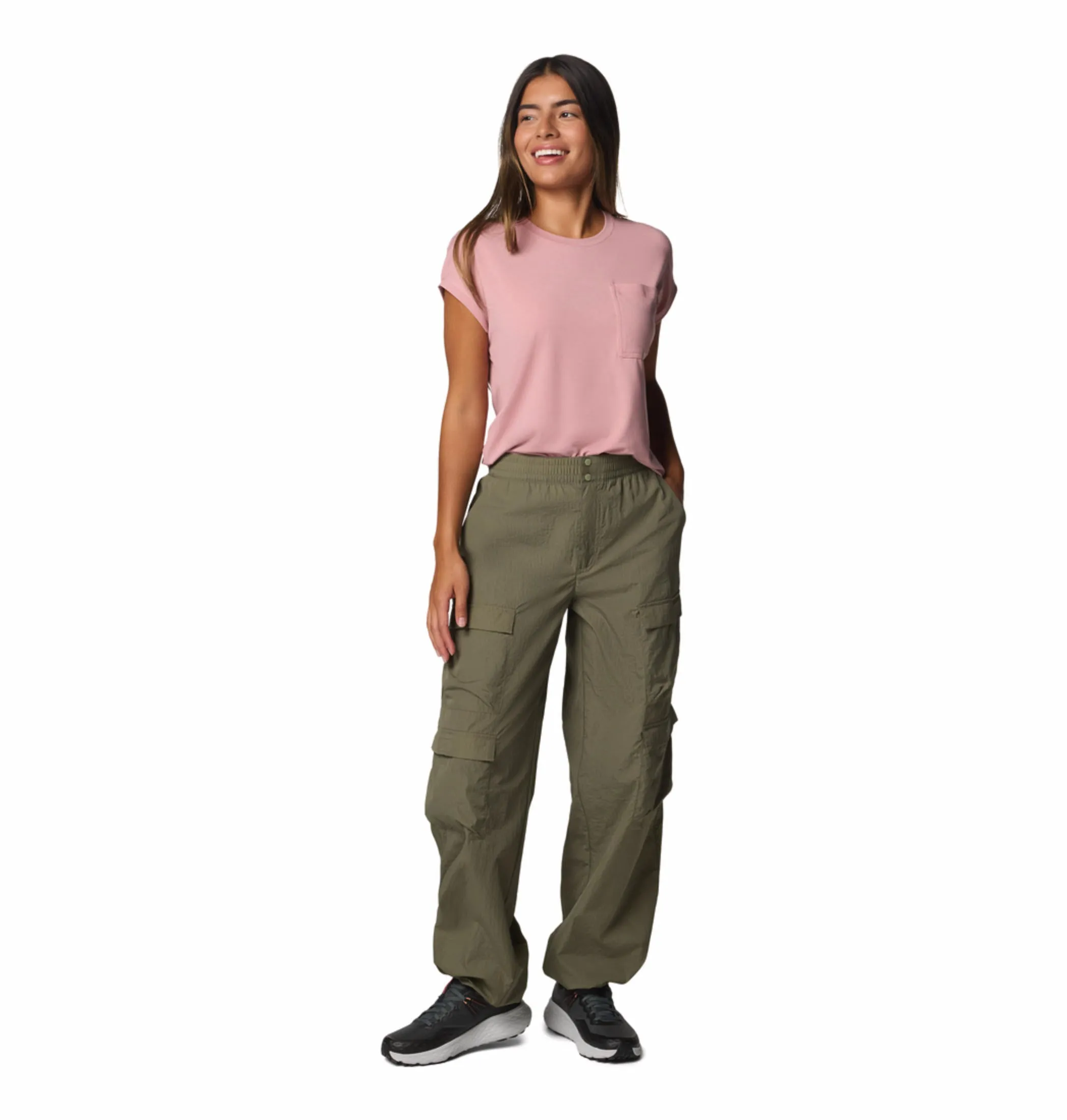 Columbia Women Green Omni-Shield Elevated View Parachute Pant