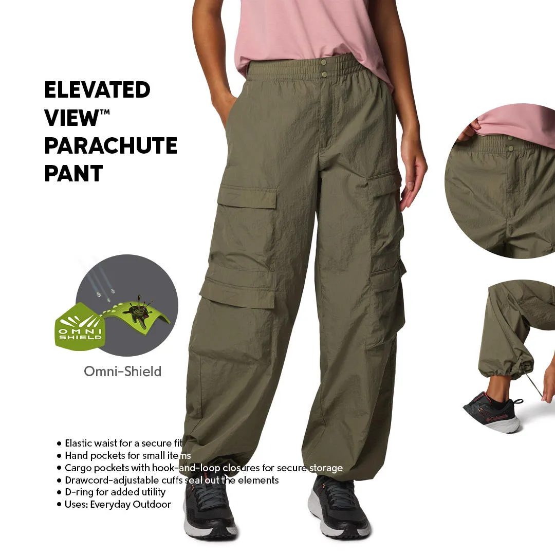 Columbia Women Green Omni-Shield Elevated View Parachute Pant