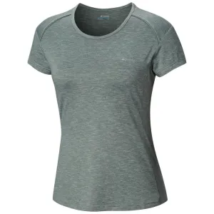 Columbia Women Green Omni-Wick Firwood Camp Tshirt