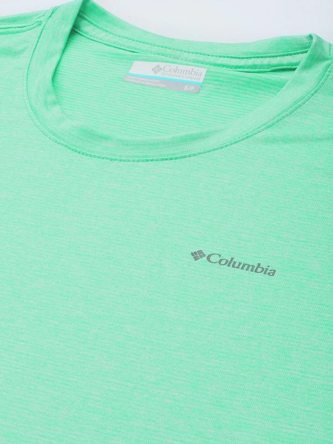 Columbia Women Green Omni-Wick Hike Crew Tshirt