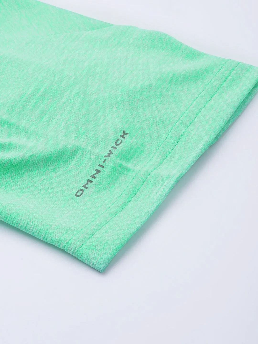 Columbia Women Green Omni-Wick Hike Crew Tshirt