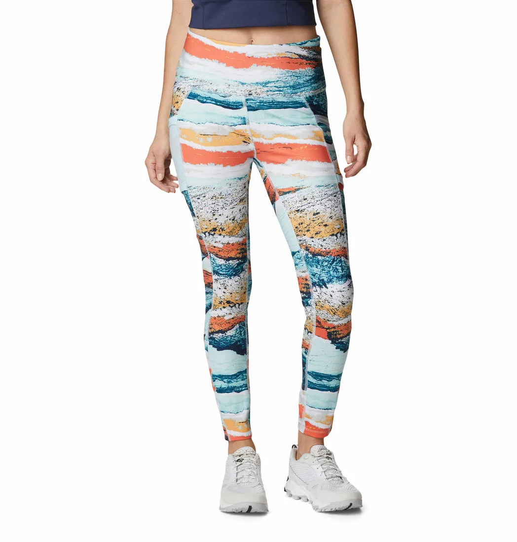 Columbia Women Green Omni-Wick Windgates II Legging