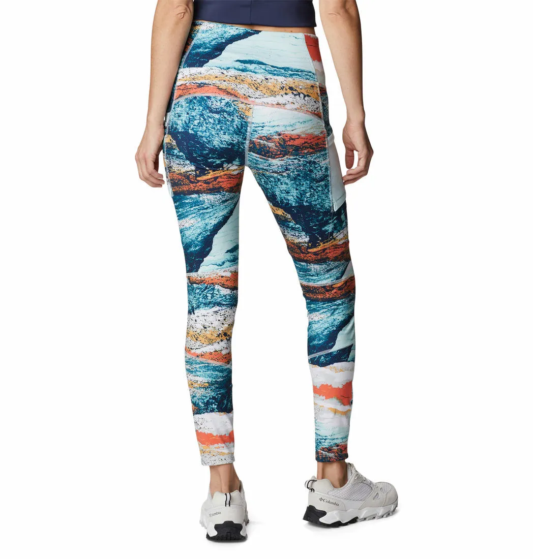 Columbia Women Green Omni-Wick Windgates II Legging