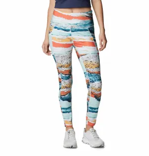 Columbia Women Green Omni-Wick Windgates II Legging