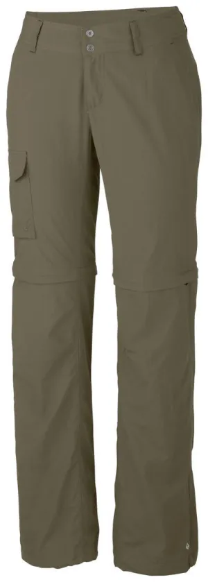 Columbia Women Green Silver Ridge Convertible Pant