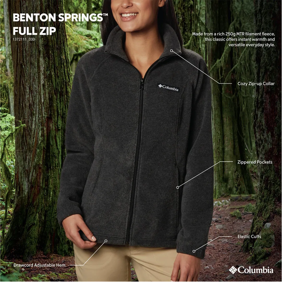Columbia Women Grey Benton Springs Fleece Jacket