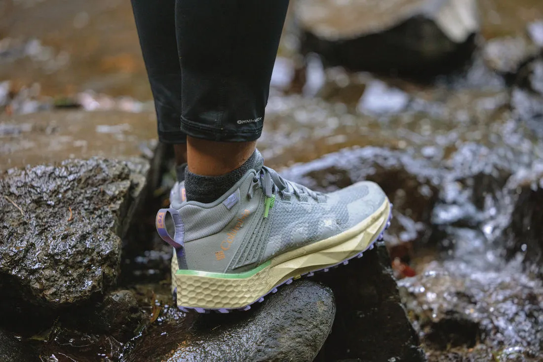 Columbia Women Grey Facet 75 Mid Outdry (Complete Waterproof)