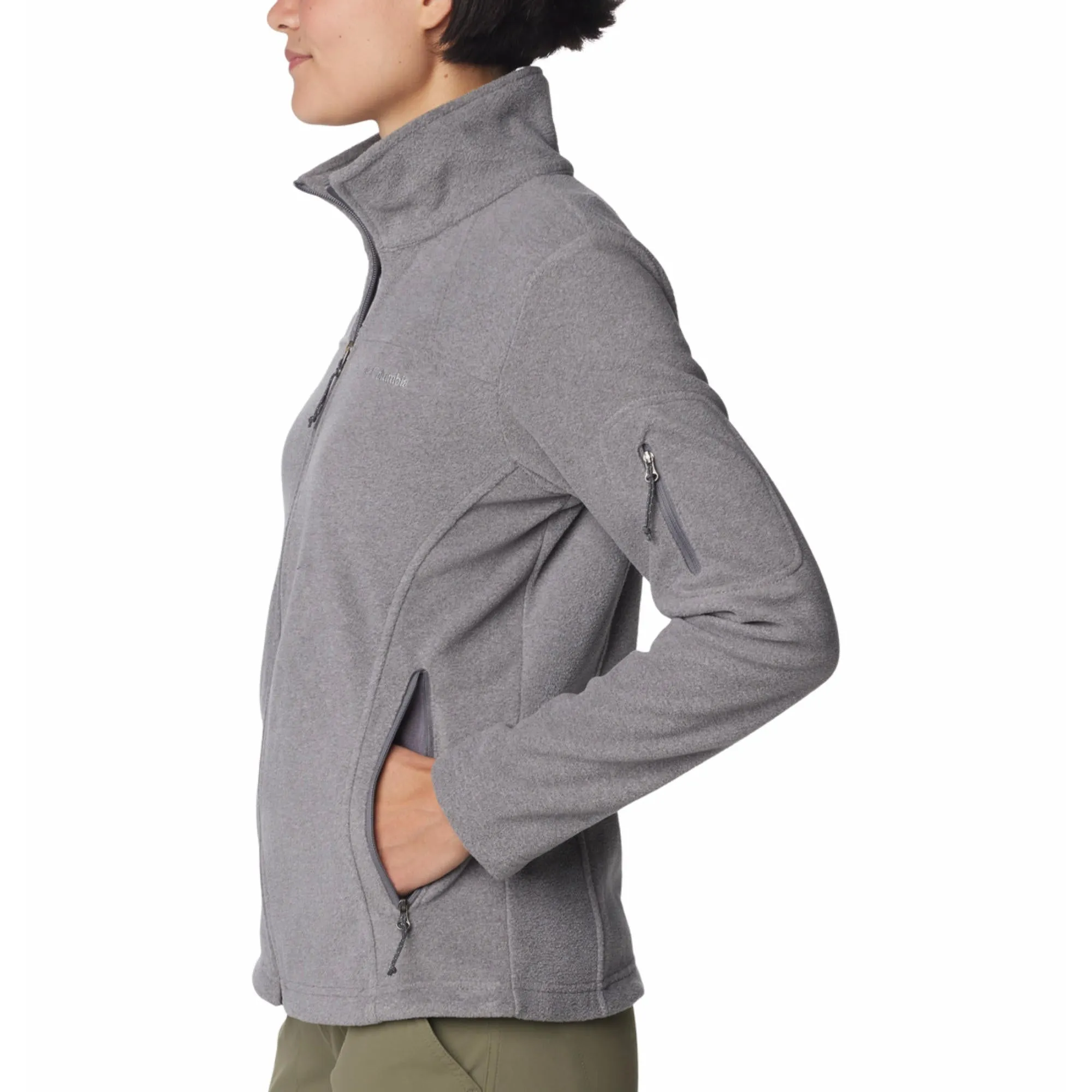 Columbia Women Grey Fast Trek II Fleece Jacket