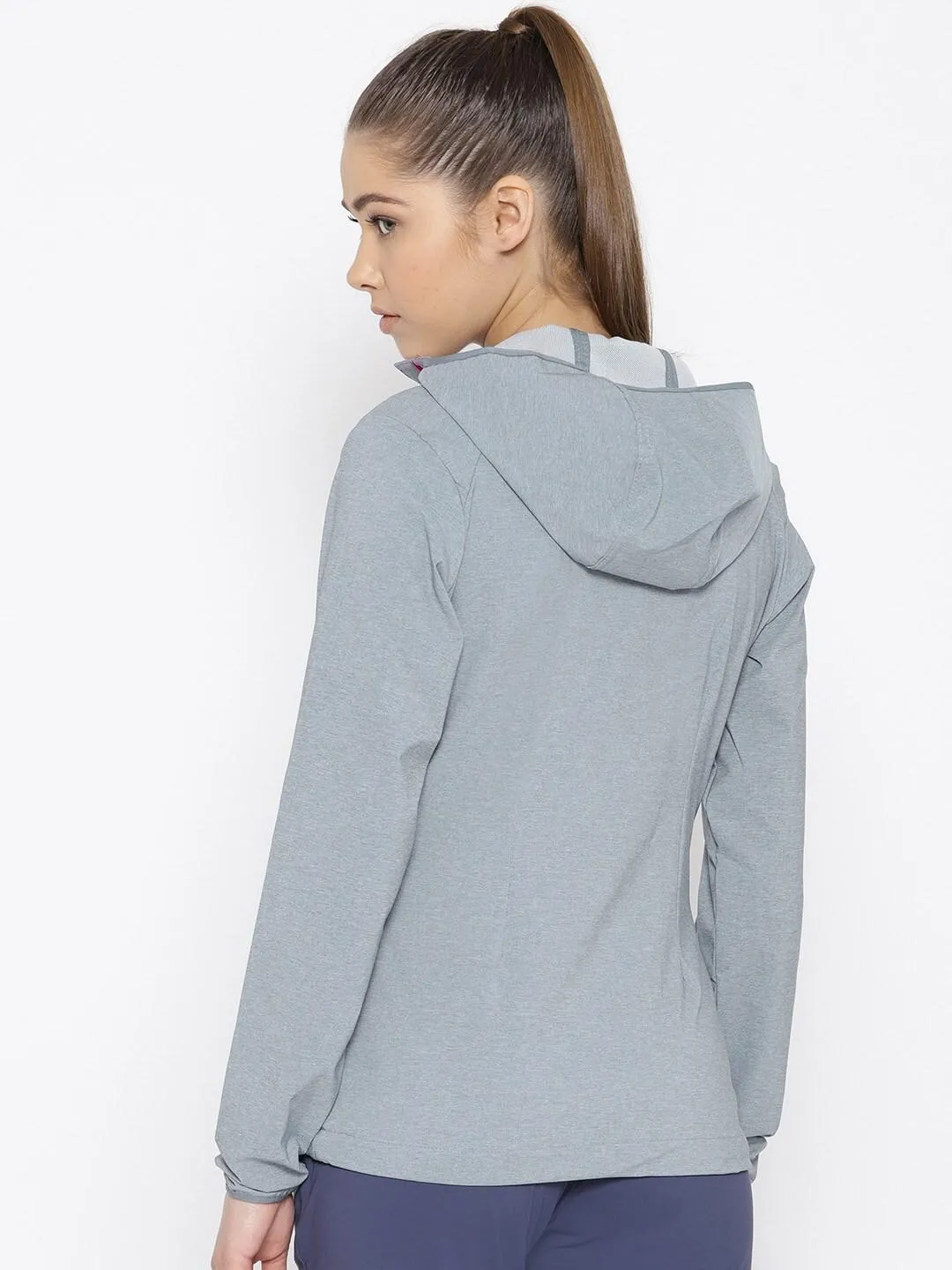 Columbia Women Grey Heather Canyon Softshell Jacket