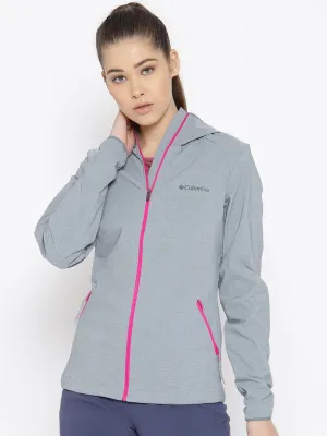 Columbia Women Grey Heather Canyon Softshell Jacket