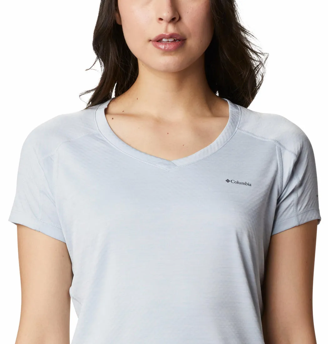 Columbia Women Grey Omni-Freeze Zero Rules Tshirt
