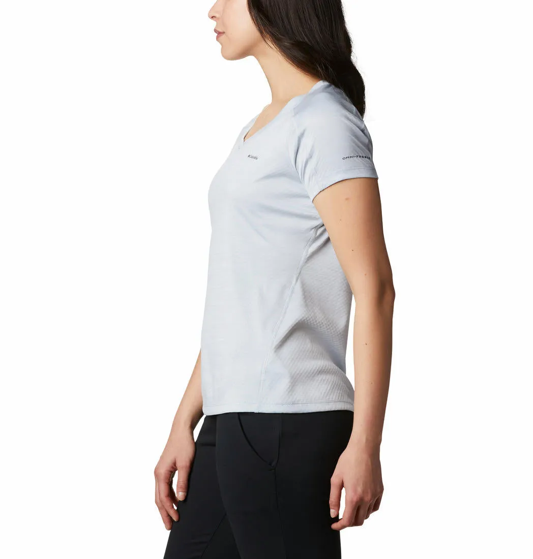 Columbia Women Grey Omni-Freeze Zero Rules Tshirt