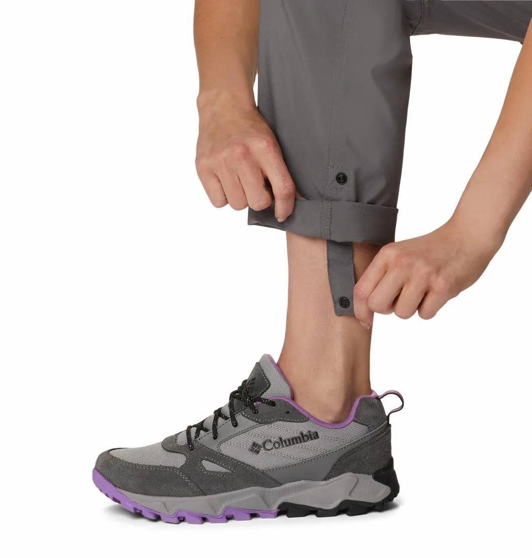 Columbia Women Grey Omni-Shade Silver Ridge Utility Convertible Pant