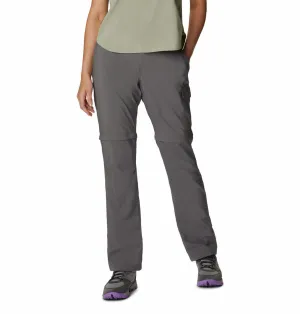 Columbia Women Grey Omni-Shade Silver Ridge Utility Convertible Pant