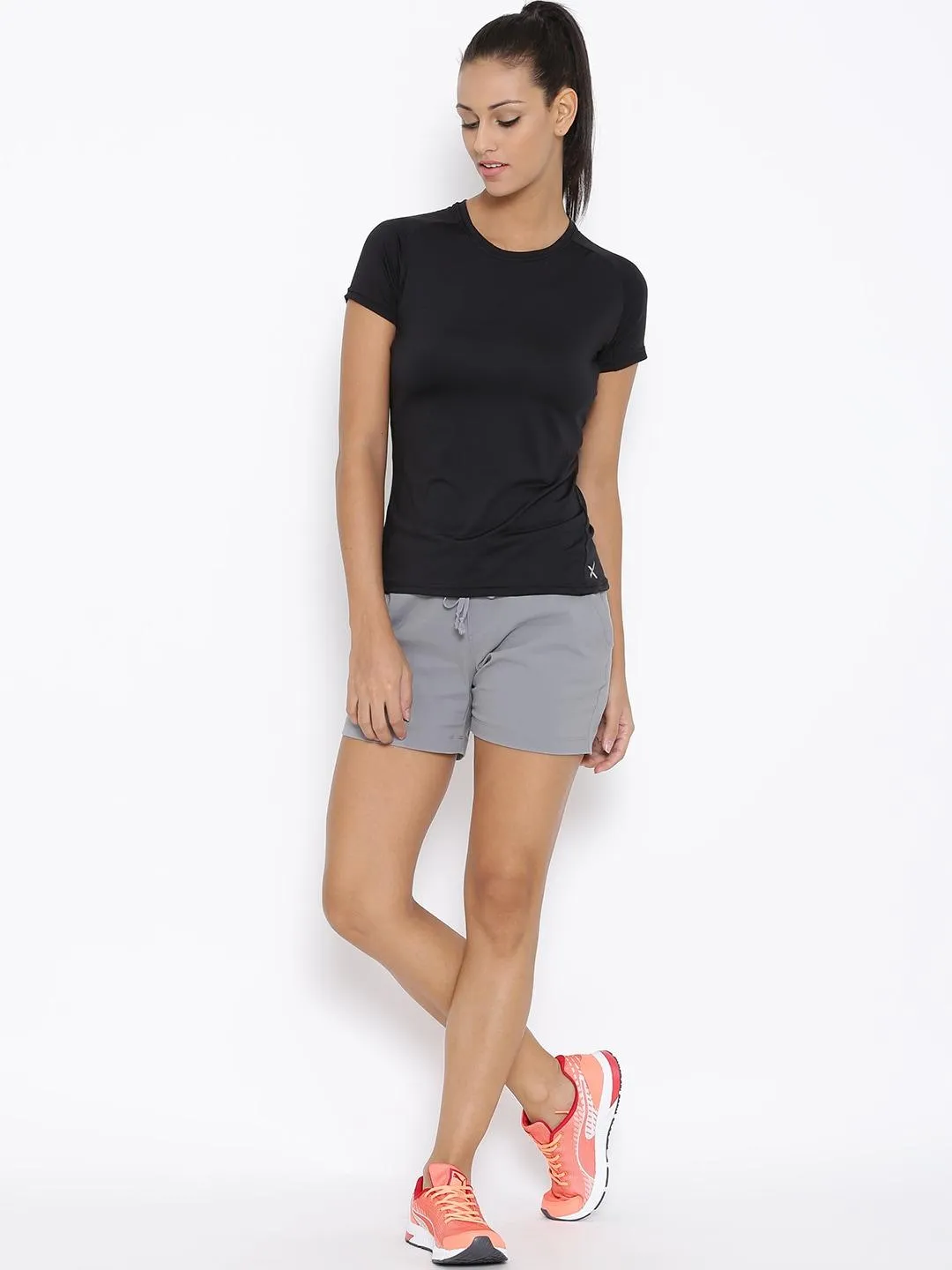 Columbia Women Grey Omni-Shield Anytime Outdoor Shorts