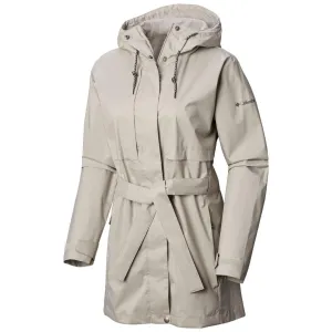 Columbia Women Grey Omni-Shield Pardon My Trench Rain Waterproof Rain Jacket