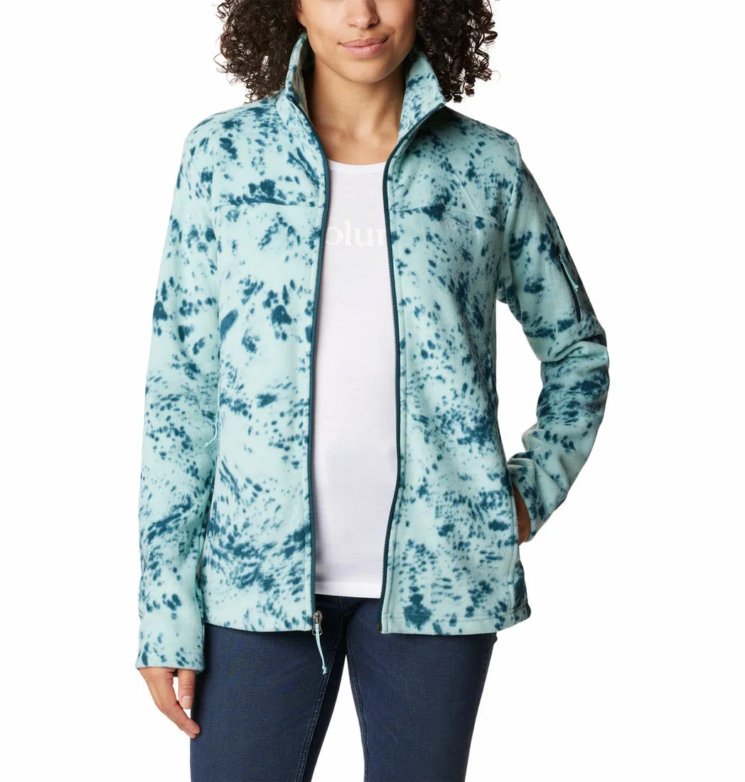 Columbia Women Multicolor Fast Trek Printed Fleece Jacket