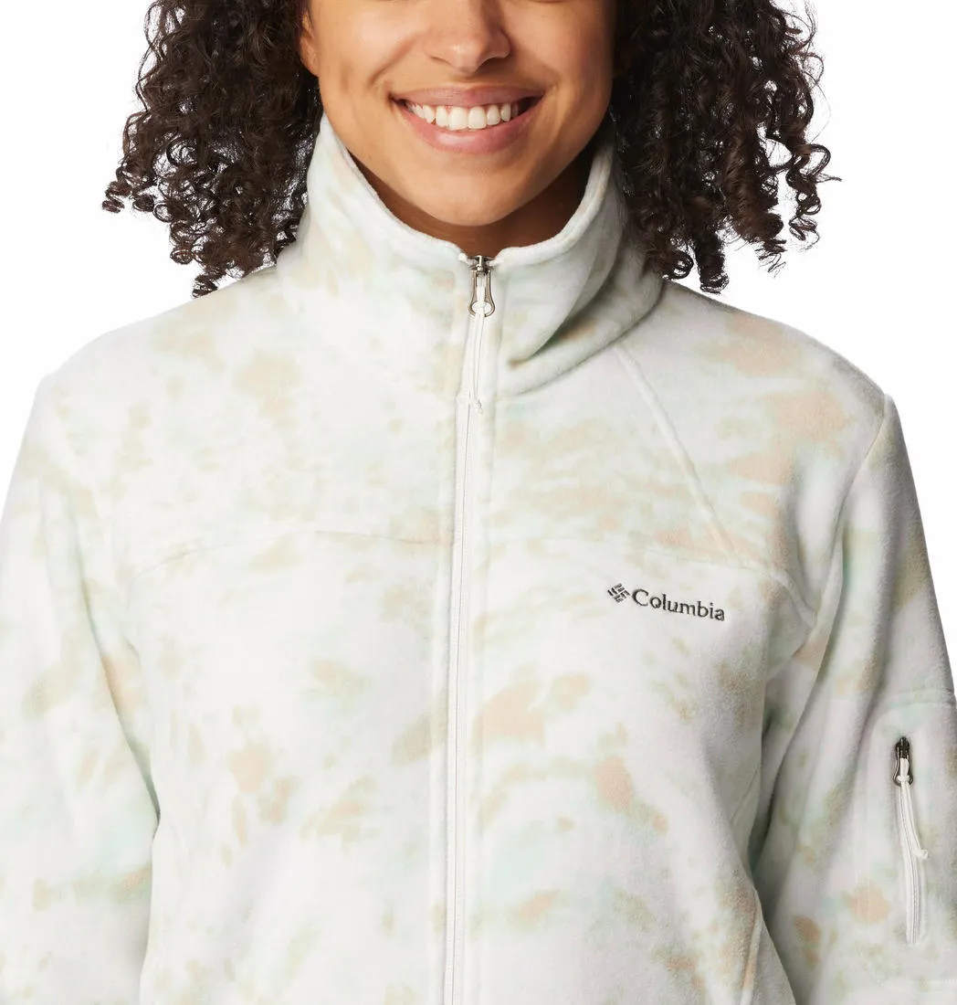 Columbia Women Multicolor Fast Trek Printed Fleece Jacket