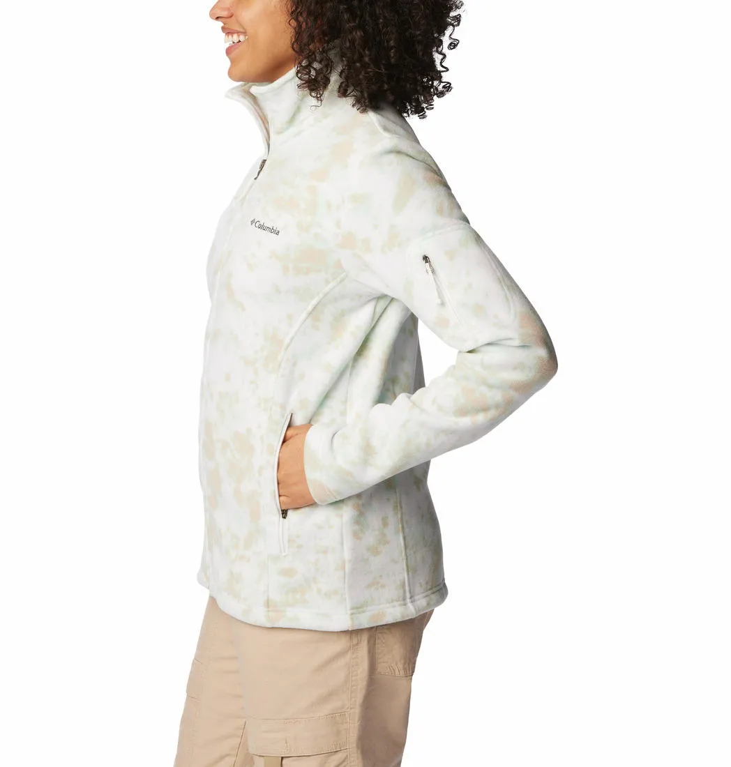 Columbia Women Multicolor Fast Trek Printed Fleece Jacket