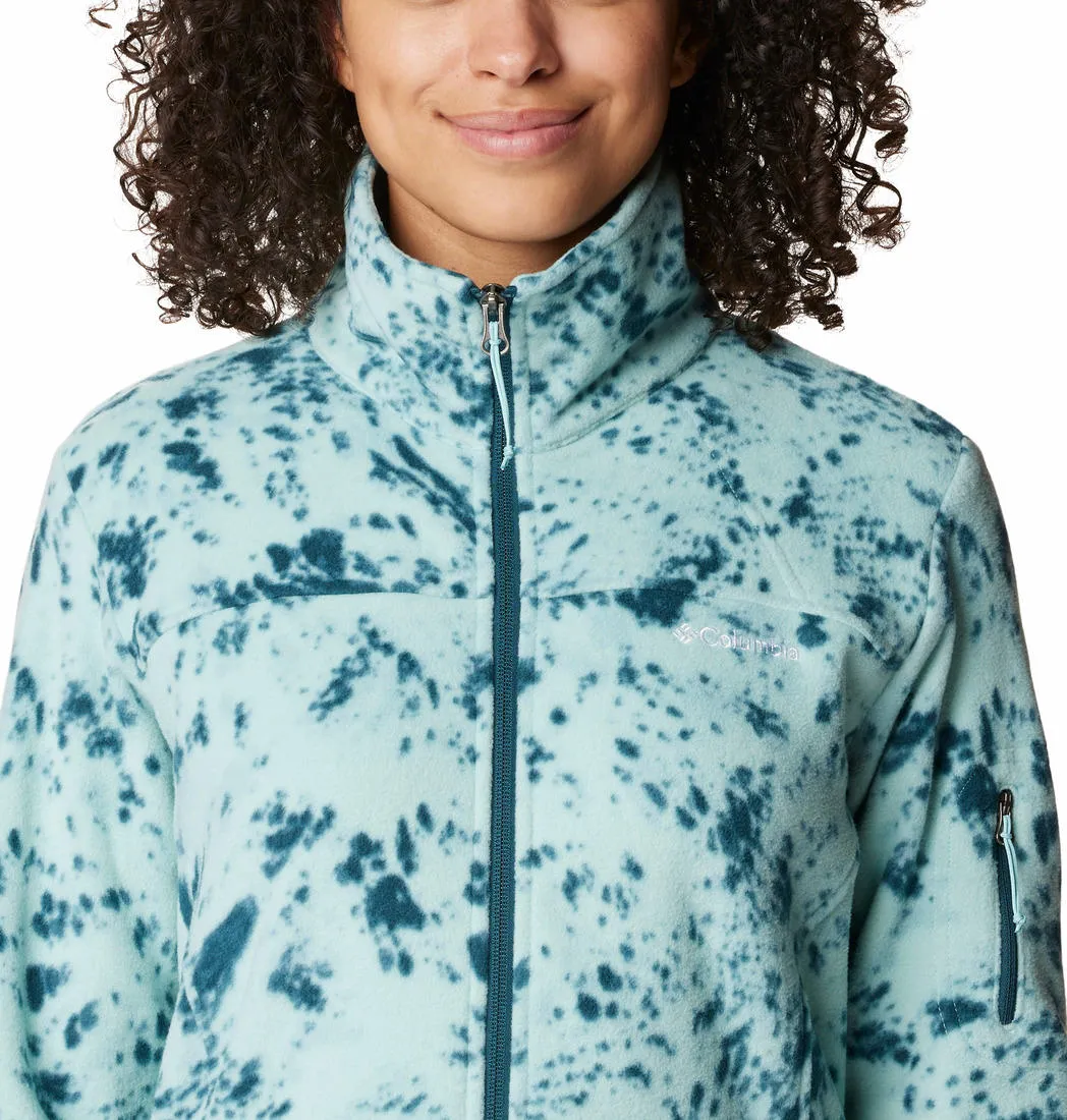 Columbia Women Multicolor Fast Trek Printed Fleece Jacket