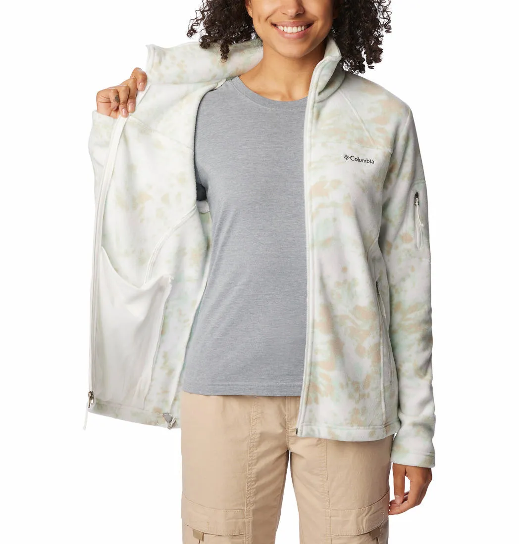 Columbia Women Multicolor Fast Trek Printed Fleece Jacket