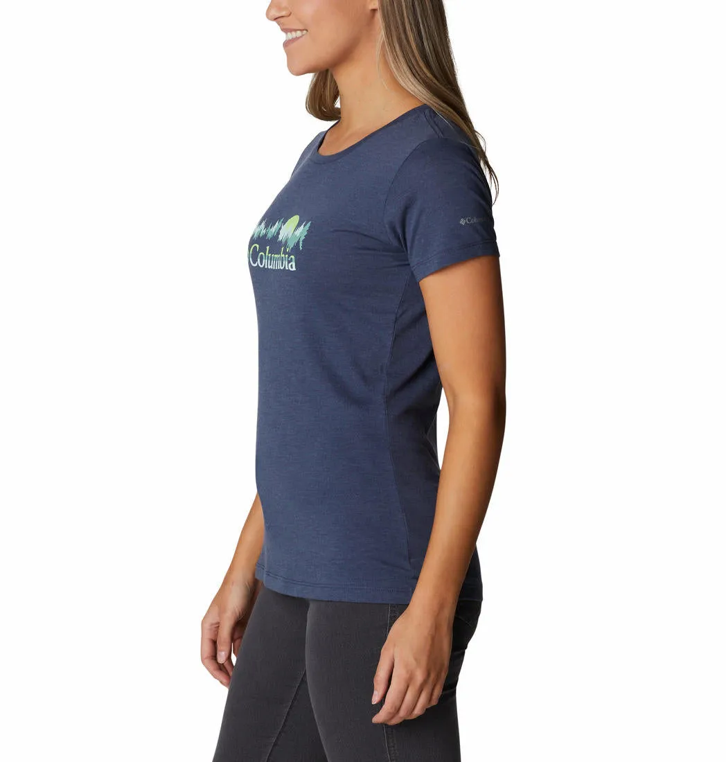 Columbia Women Navy Blue Daisy DaysGraphic Tshirt