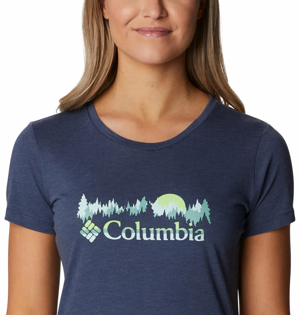 Columbia Women Navy Blue Daisy DaysGraphic Tshirt