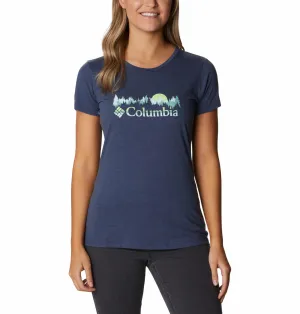 Columbia Women Navy Blue Daisy DaysGraphic Tshirt