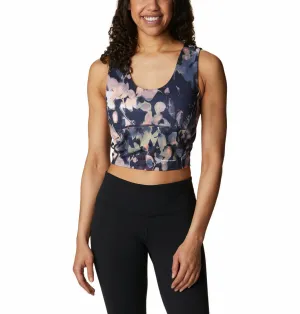 Columbia Women Navy Blue Omni-Wick Boundless Trek Tshirt