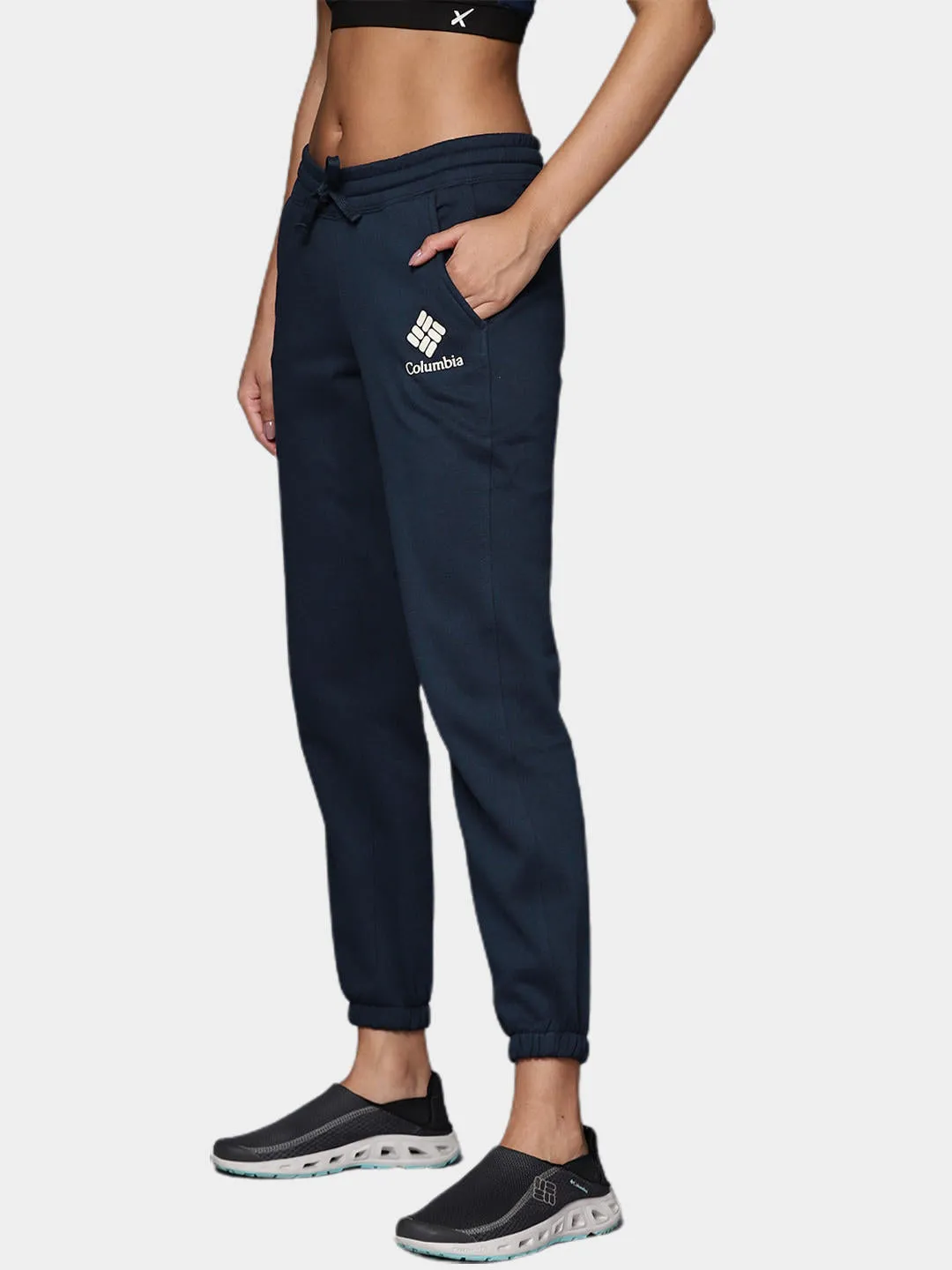 Columbia Women Navy Blue Trek Jogger