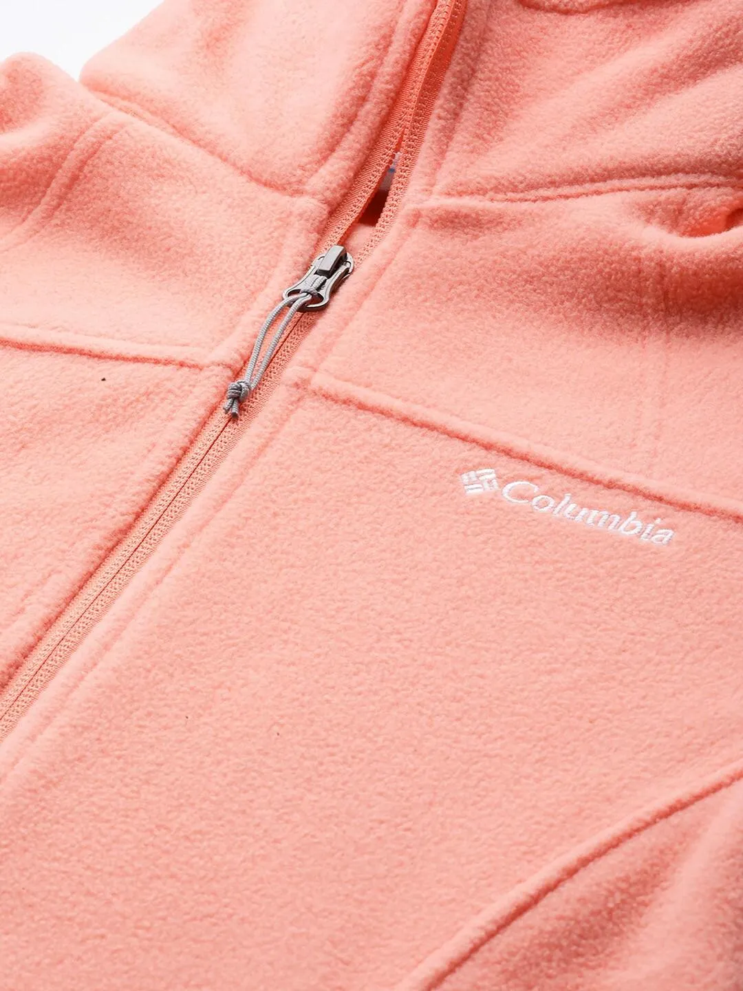 Columbia Women Orange Fast Trek II Fleece Jacket