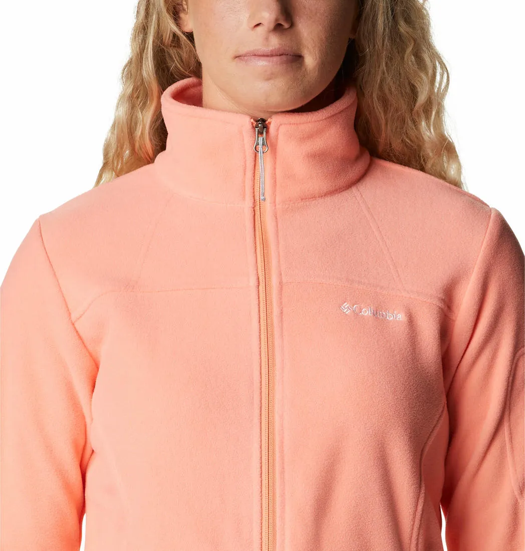 Columbia Women Orange Fast Trek II Fleece Jacket