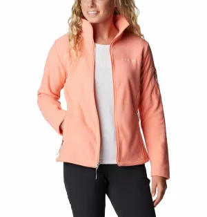 Columbia Women Orange Fast Trek II Fleece Jacket