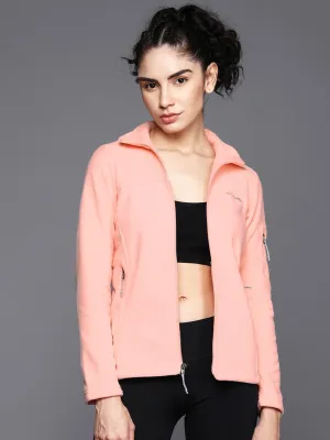 Columbia Women Orange Fast Trek II Fleece Jacket