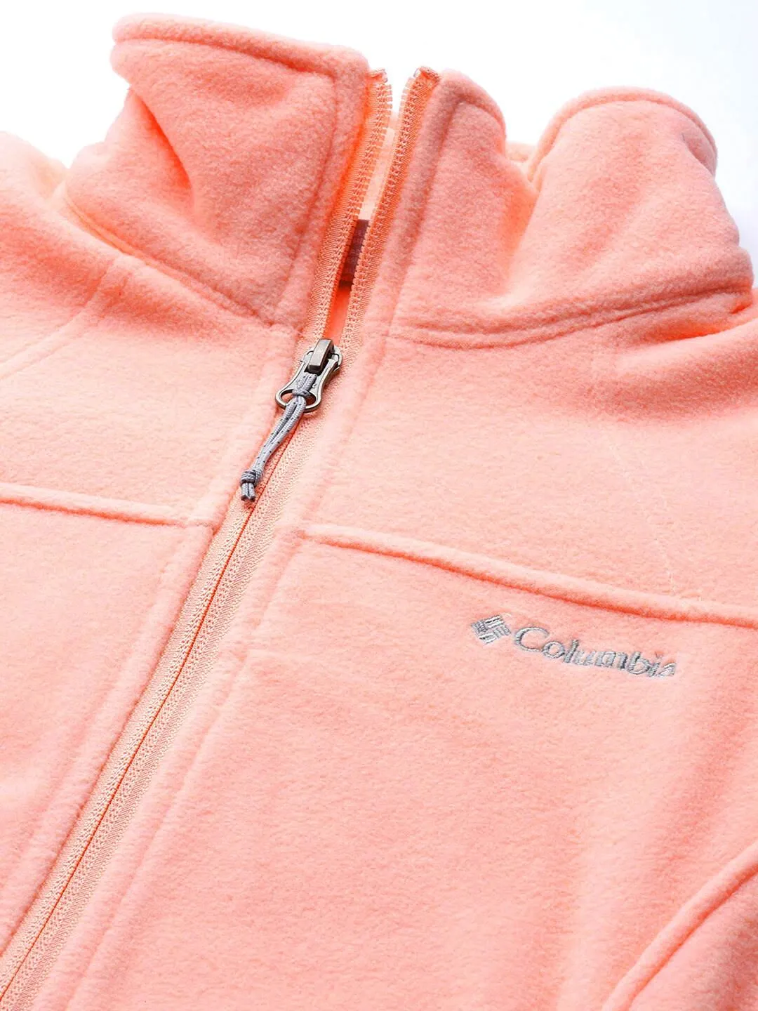 Columbia Women Orange Fast Trek II Fleece Jacket