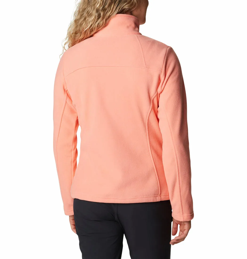 Columbia Women Orange Fast Trek II Fleece Jacket