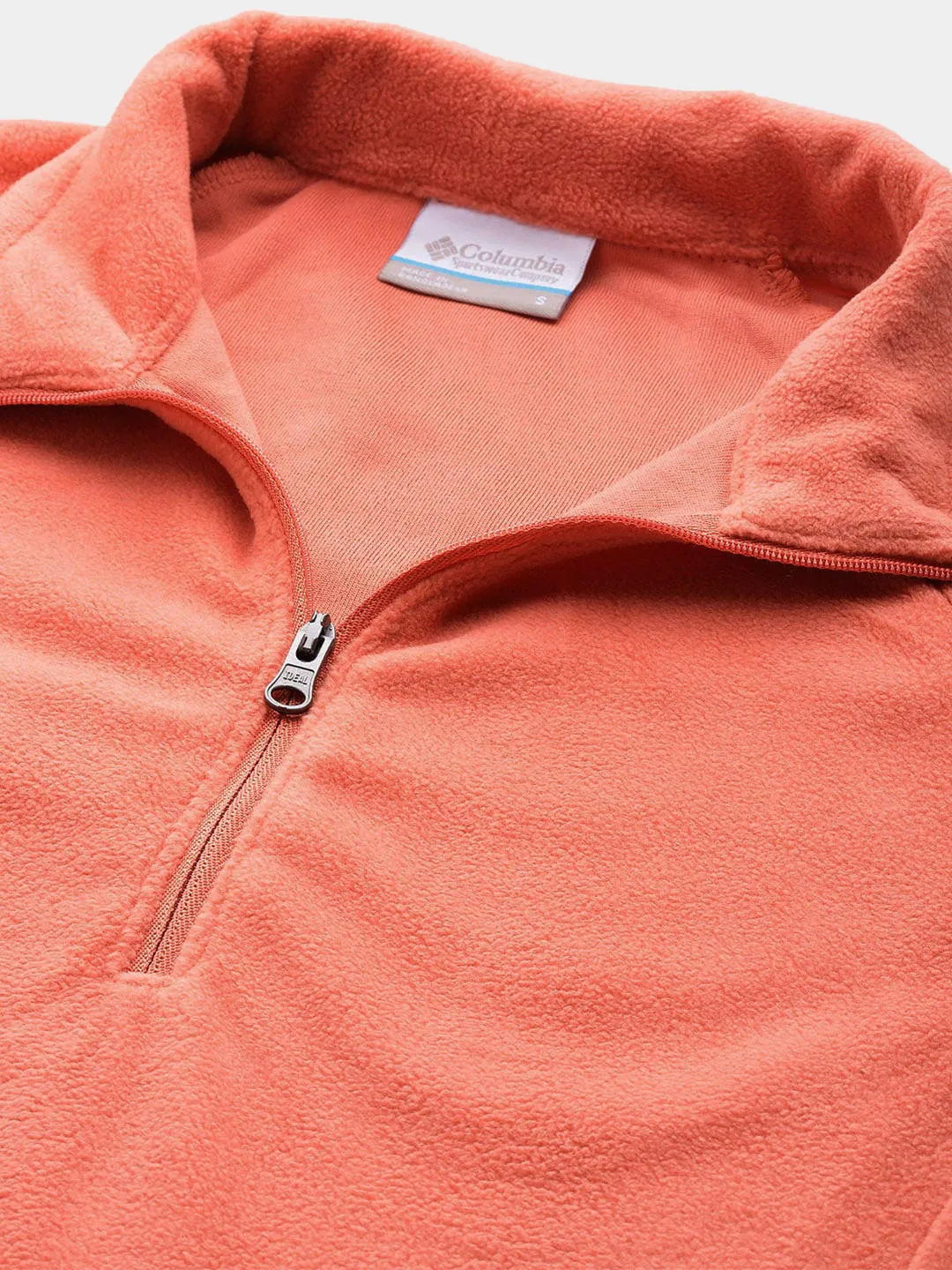 Columbia Women Orange Glacial IV Half Zip Fleece