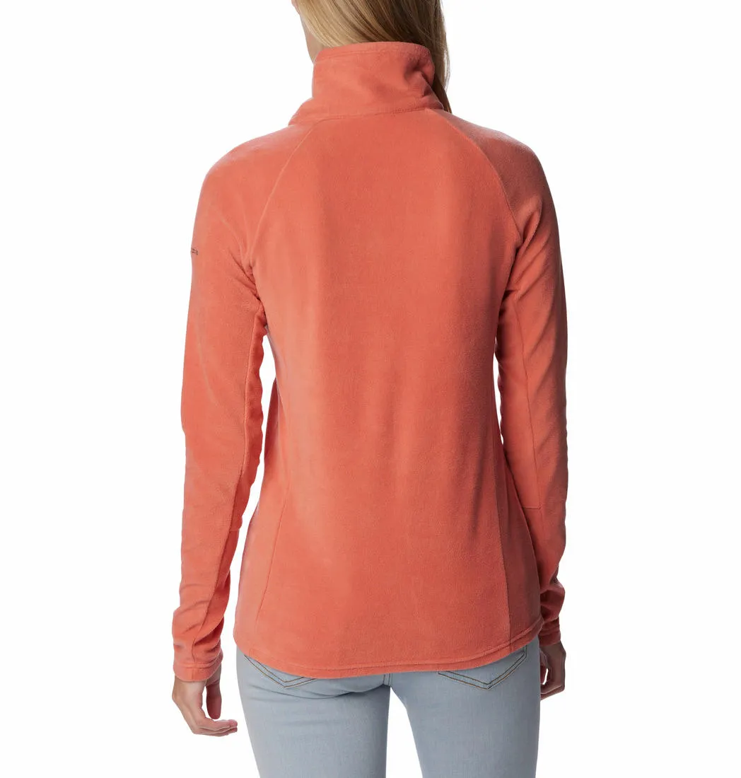 Columbia Women Orange Glacial IV Half Zip Fleece