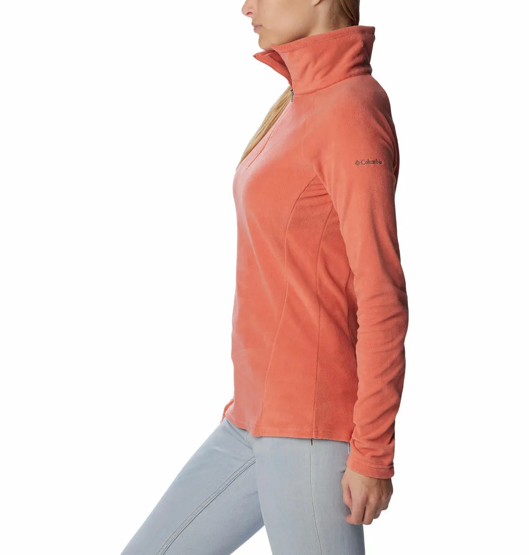 Columbia Women Orange Glacial IV Half Zip Fleece