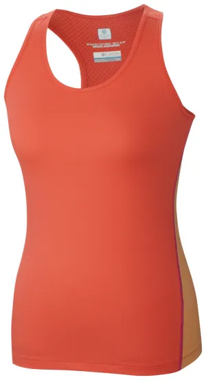 Columbia Women Orange Omni-Freeze Freeze Degree II Tshirt