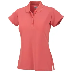 Columbia Women Orange Omni-Wick Innisfree Polo Tshirt