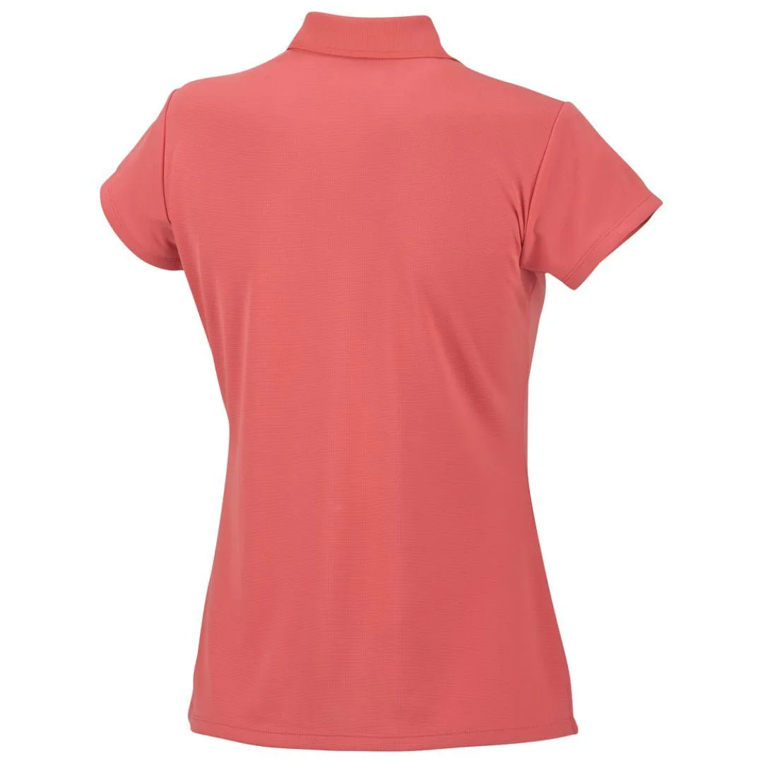 Columbia Women Orange Omni-Wick Innisfree Polo Tshirt
