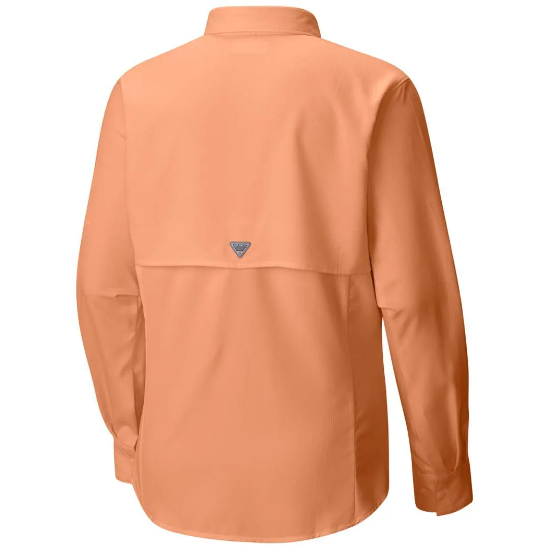 Columbia Women Orange Omni-Wick Tamiami II Long Sleeve Shirt