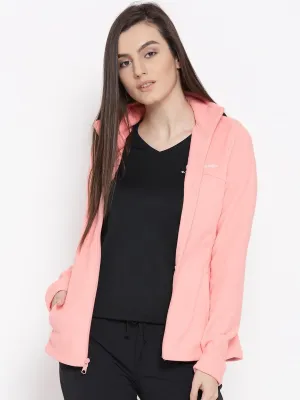 Columbia Women Orange Western Ridge Fleece Jacket