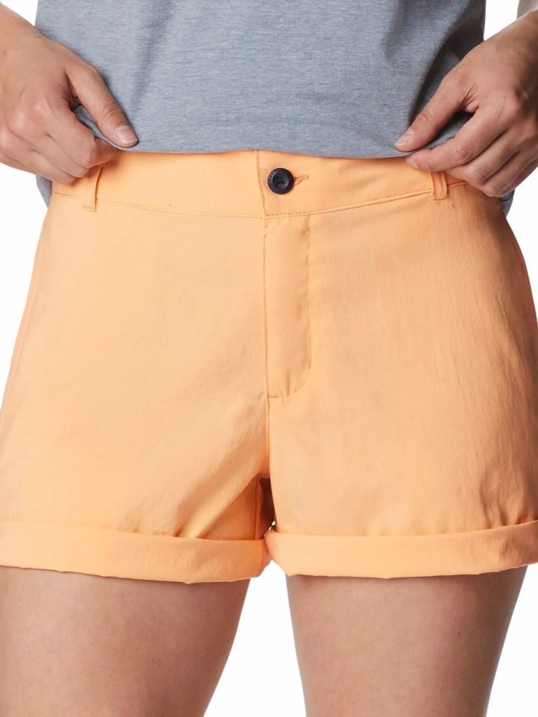 Columbia Women Peach Omni-Shade Silver Ridge Utility Shorts