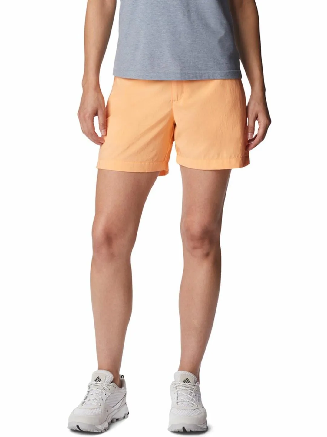 Columbia Women Peach Omni-Shade Silver Ridge Utility Shorts