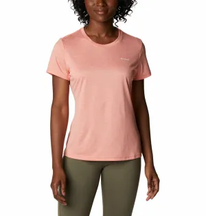 Columbia Women Peach Omni-Wick Hike Crew Tshirt