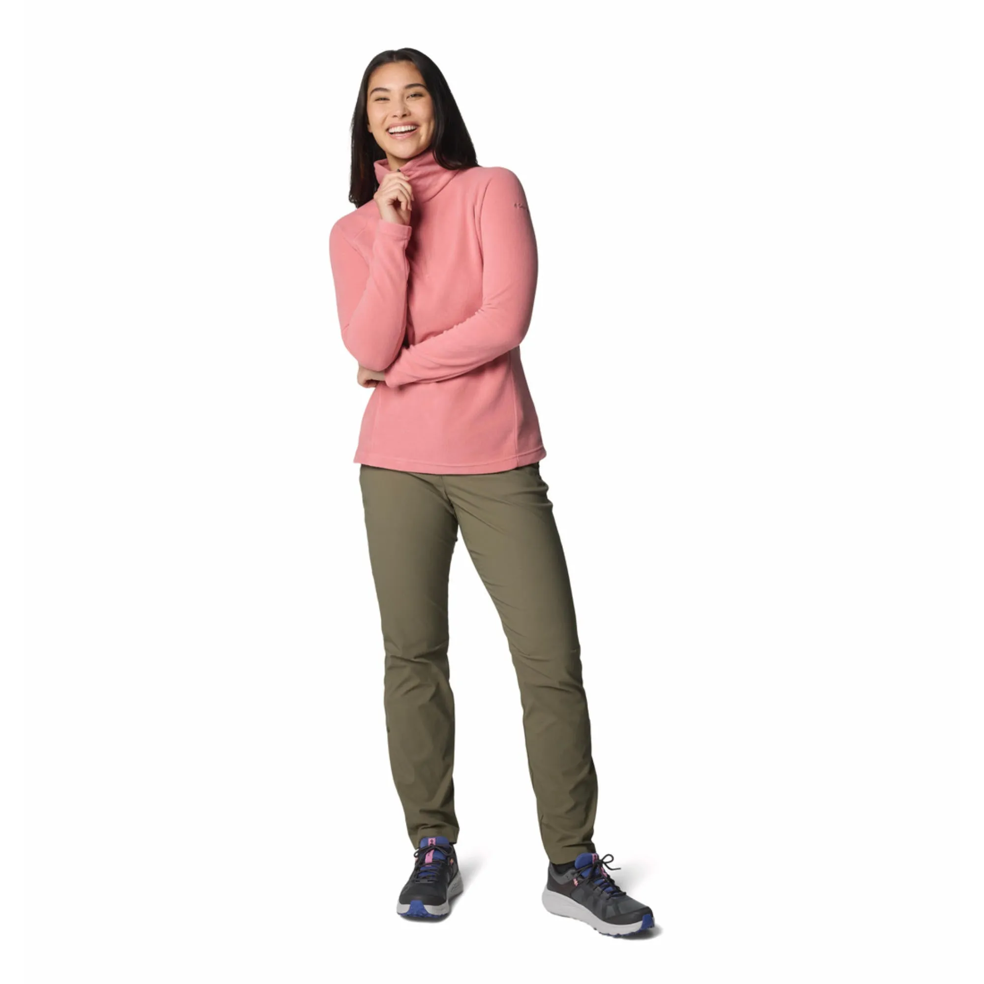 Columbia Women Pink Glacial IV Half Zip Fleece
