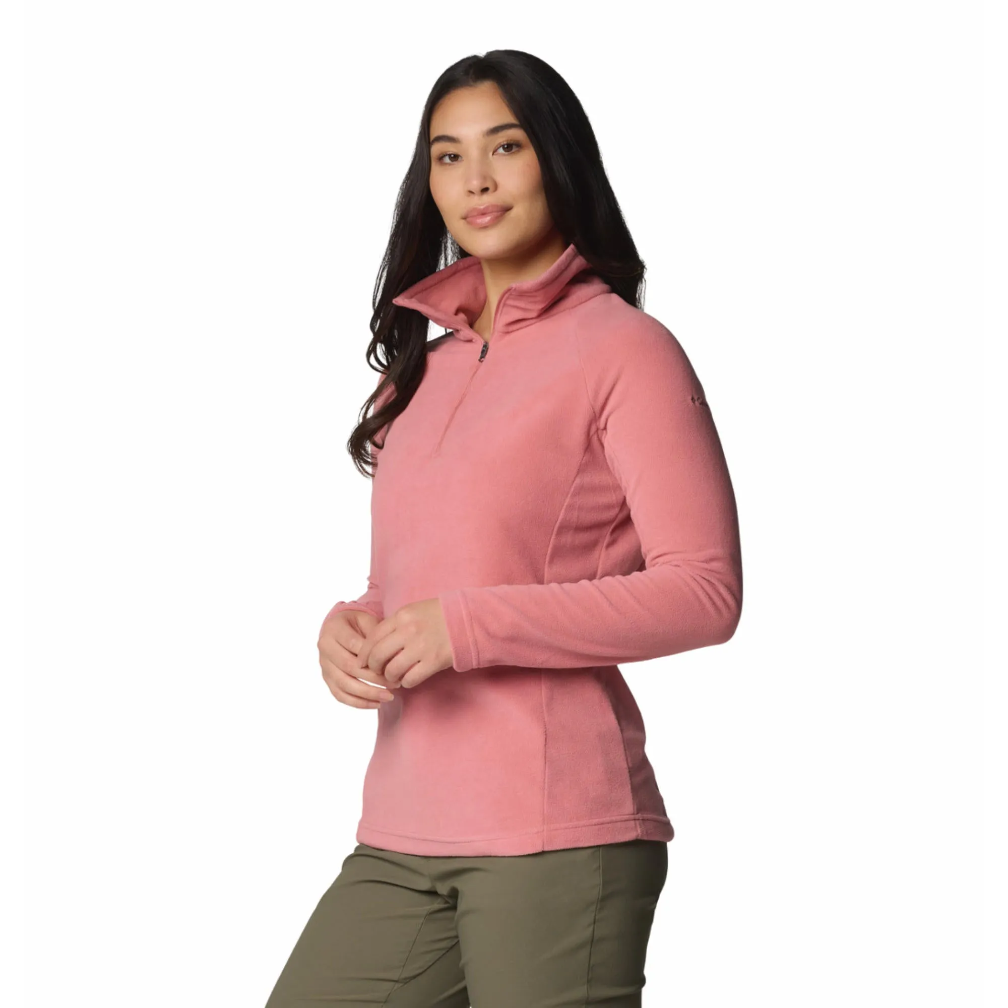 Columbia Women Pink Glacial IV Half Zip Fleece